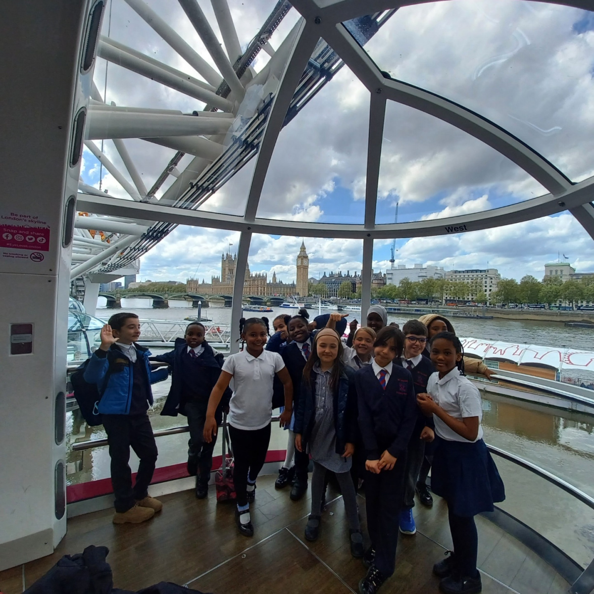 Year 3 London Eye and Thames Cruise St Theresas School