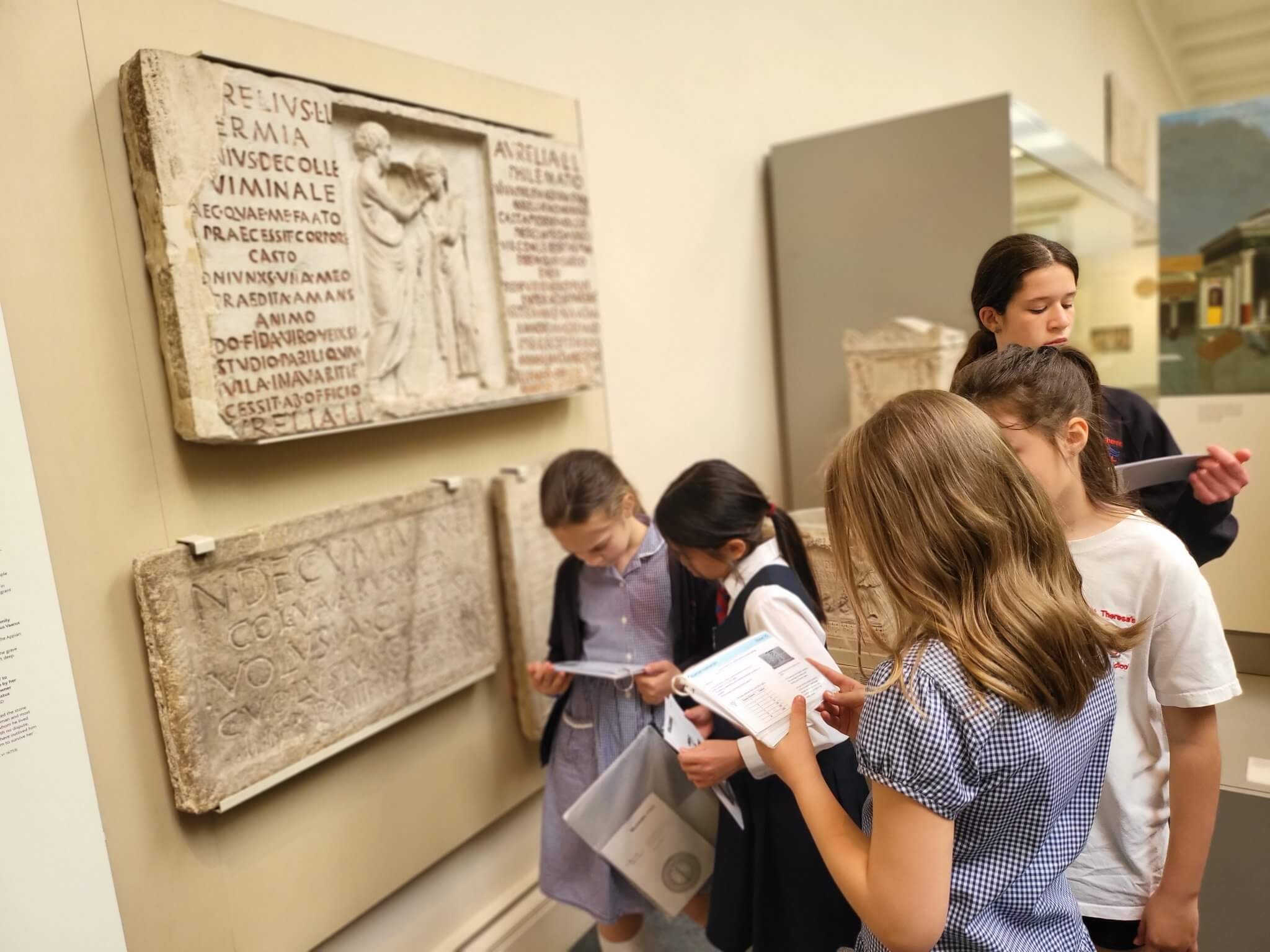 Year 5 and 6 Maths Club visit to British Museum - St Theresas School