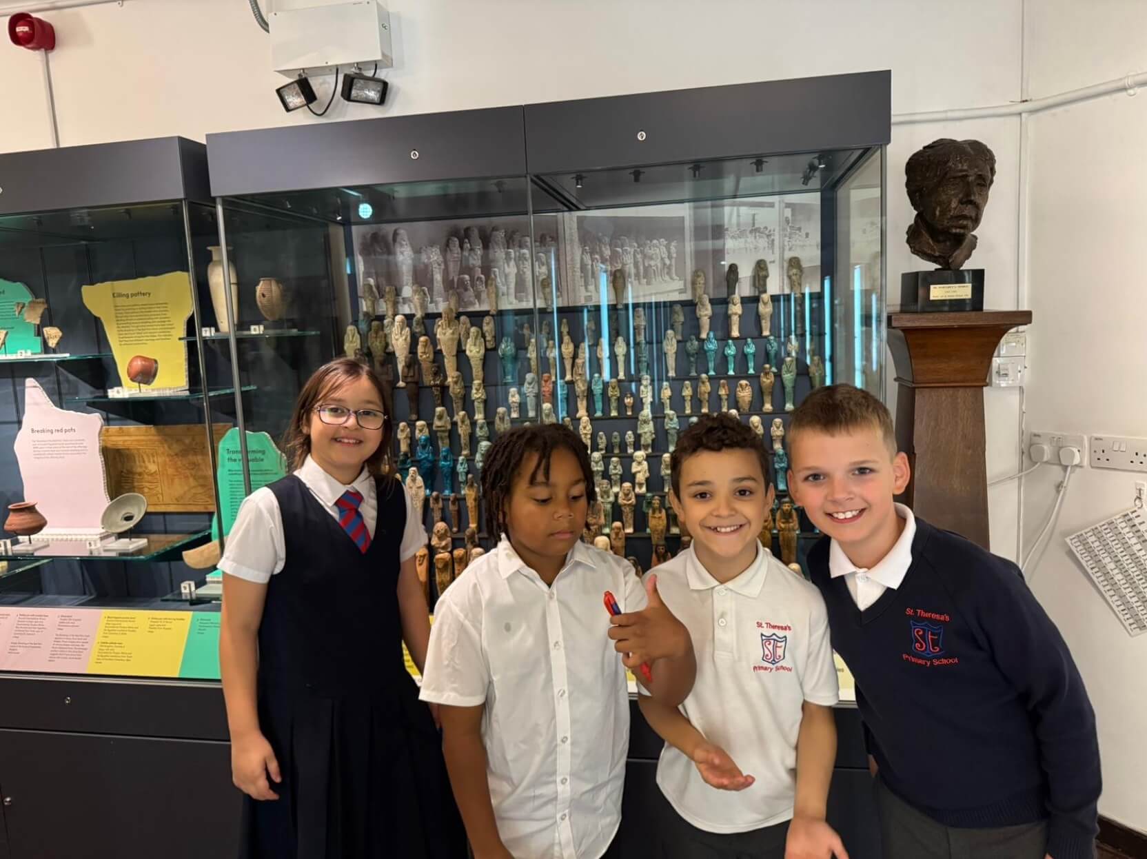 Year 5 Trip to the Petrie Museum UCL - St Theresas School